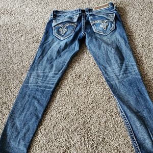 Rock revival skinny jeans.